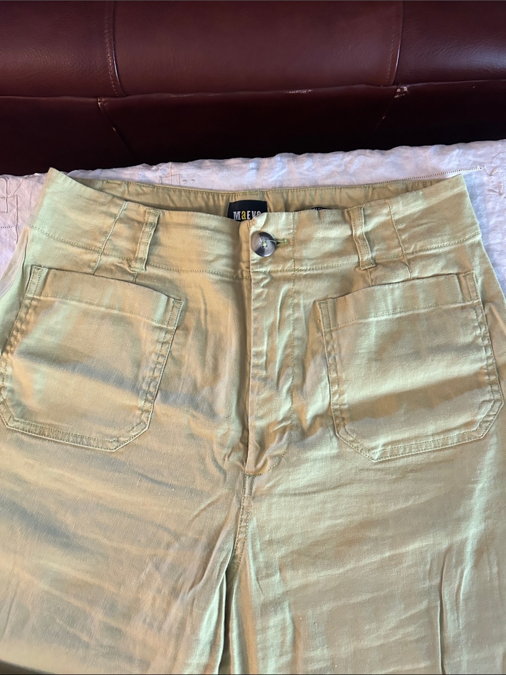 Maeve The Colette - Linen and viscose with 2%stretch sz 32 - Picture 5 of 11